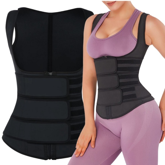 Other - Latex Waist Training Vest - Triple Belt